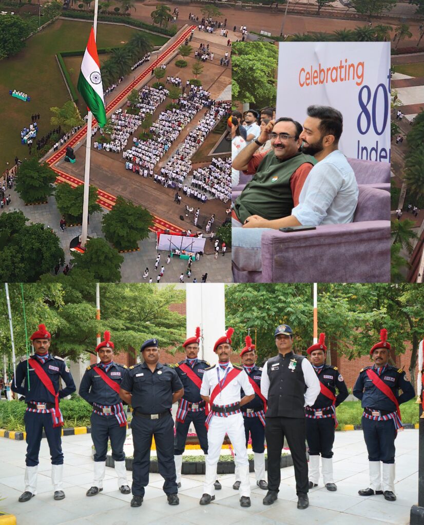 Celebrating 80 years of freedom at P P Savani University Independence Day at PPSU: A Tribute to Freedom & Unity