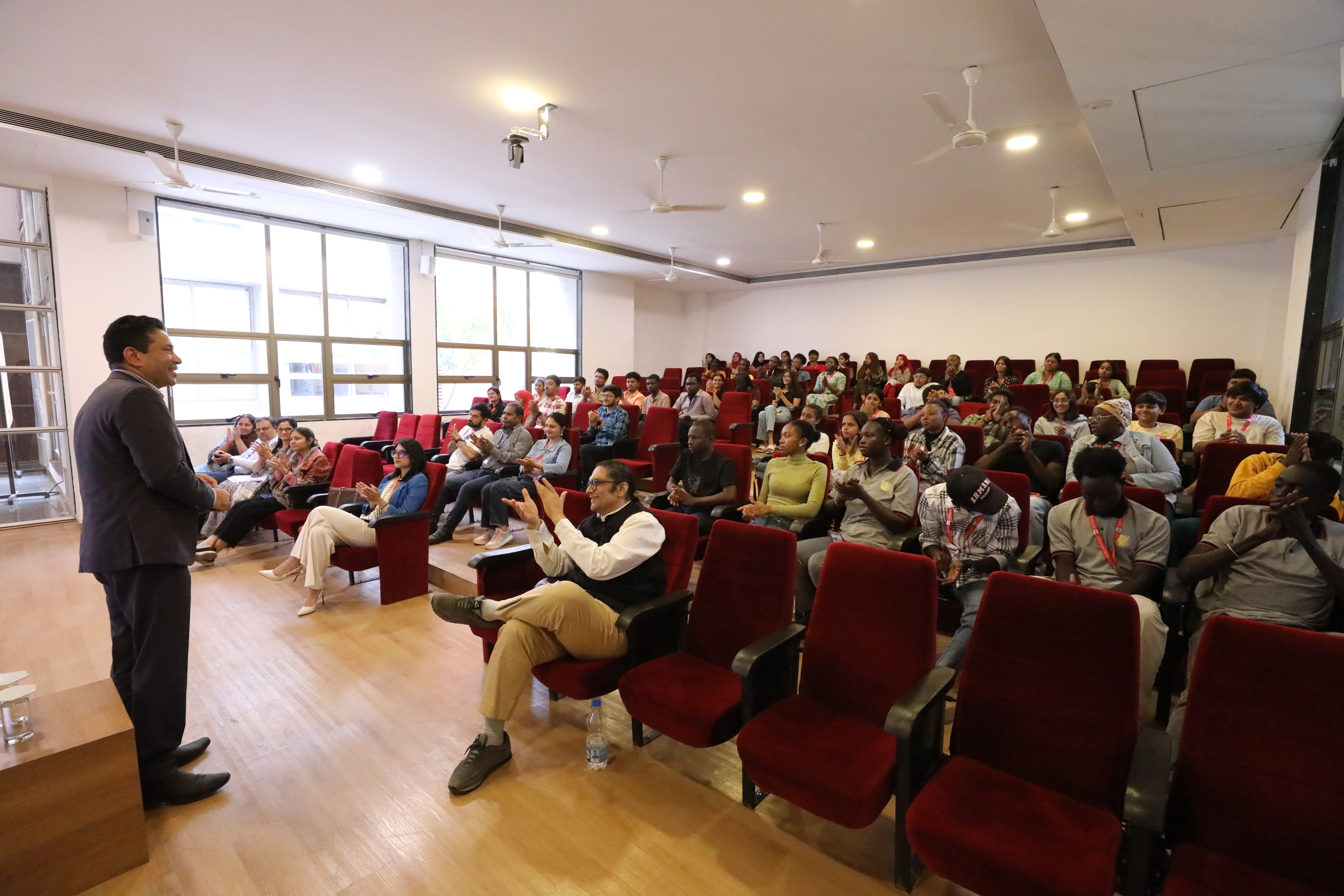 School of Liberal Arts and Management Studies campus moment