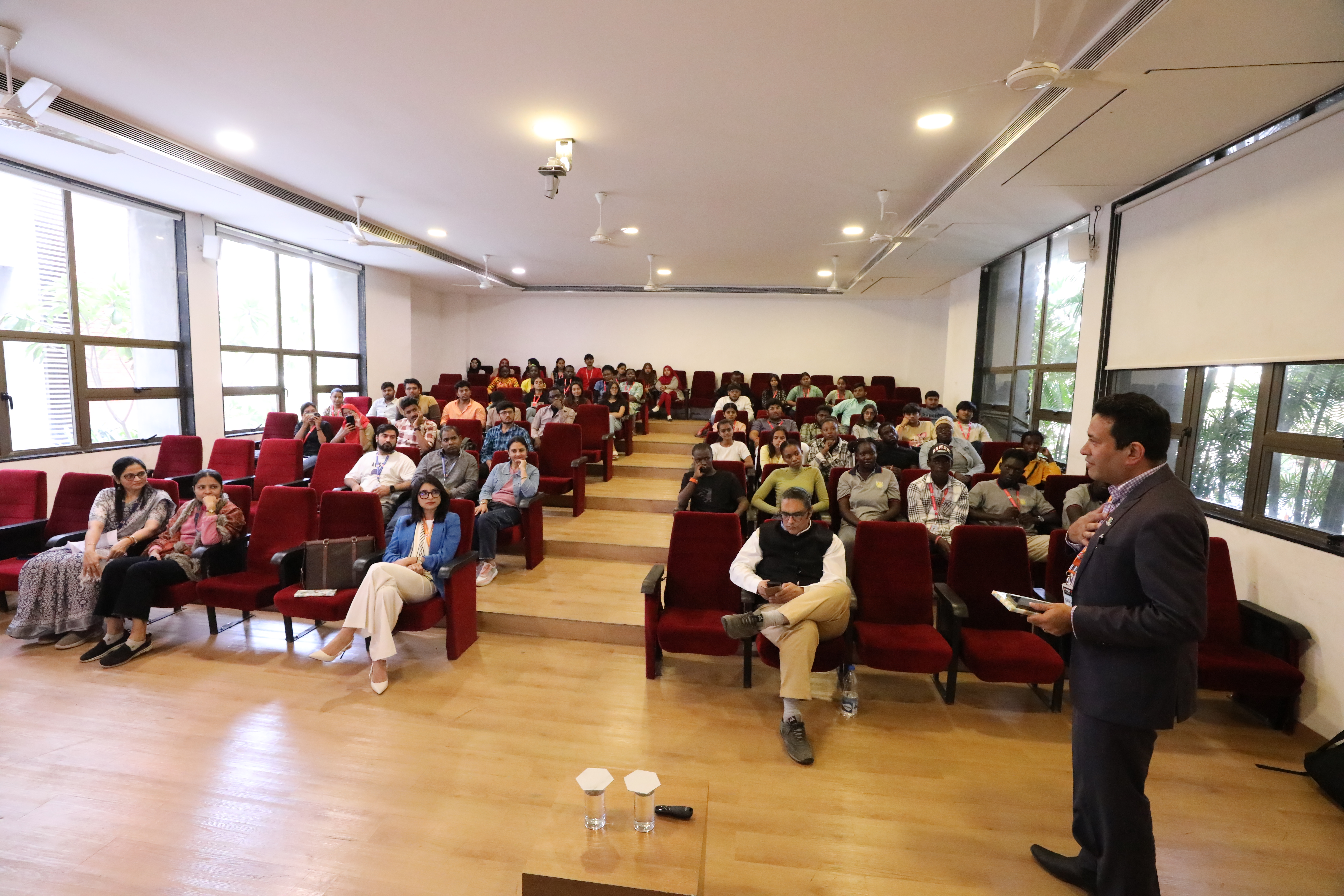 School of Liberal Arts and Management Studies campus moment