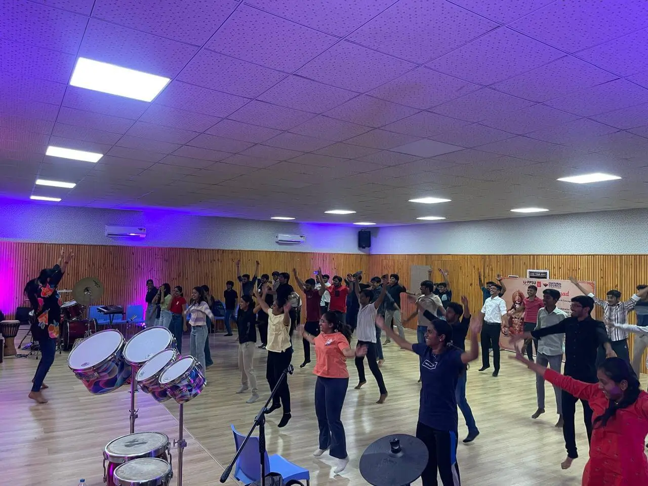 Evening Dance by Hostel Rector for Hostel Students