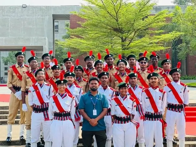 NAAC Welcome Team - Consists of all Hostel students