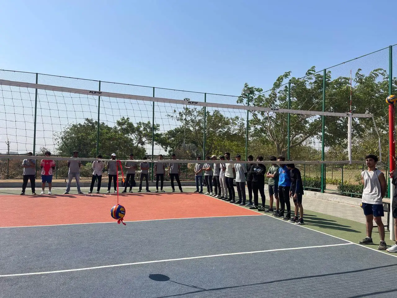 Opening Ceremony of Volleyball Tournament of hostel students