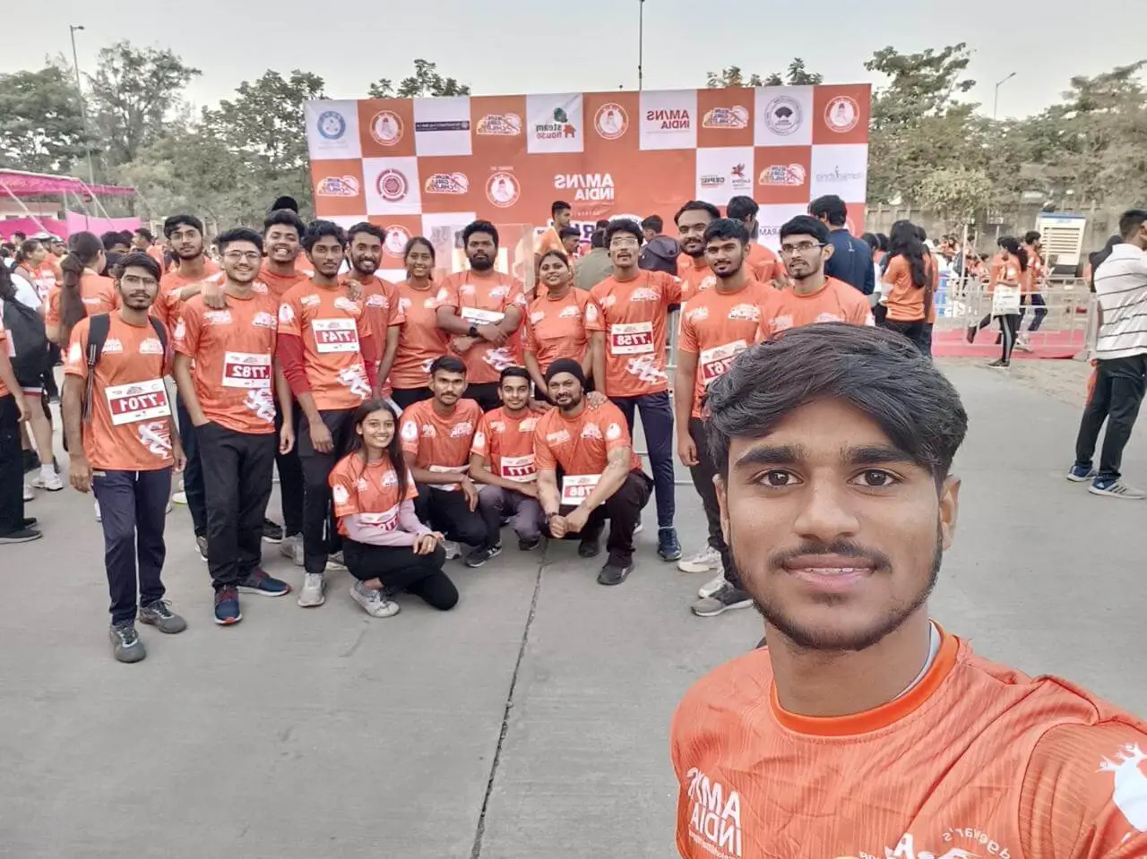 Participationin Surat Marathon Event by Hostel Students