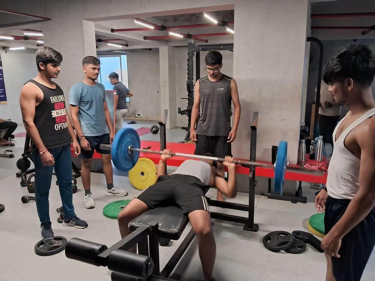 Weight Lifting Competition for Hostel Students