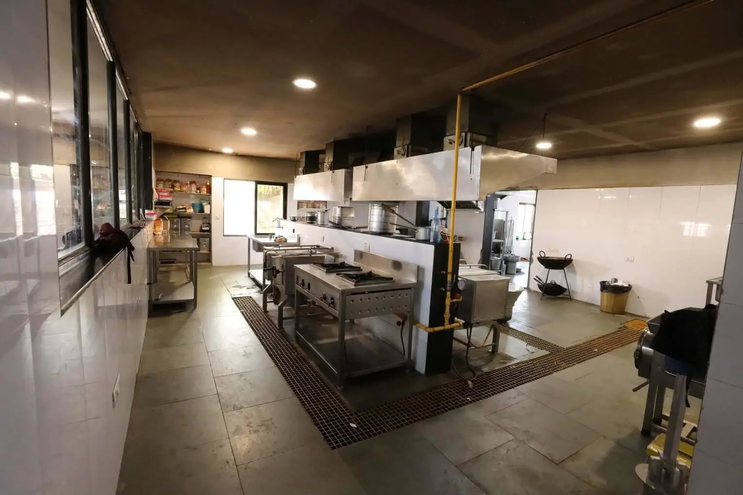 Annapurna P P Savani University Campus Canteen Kitchen Internal space
