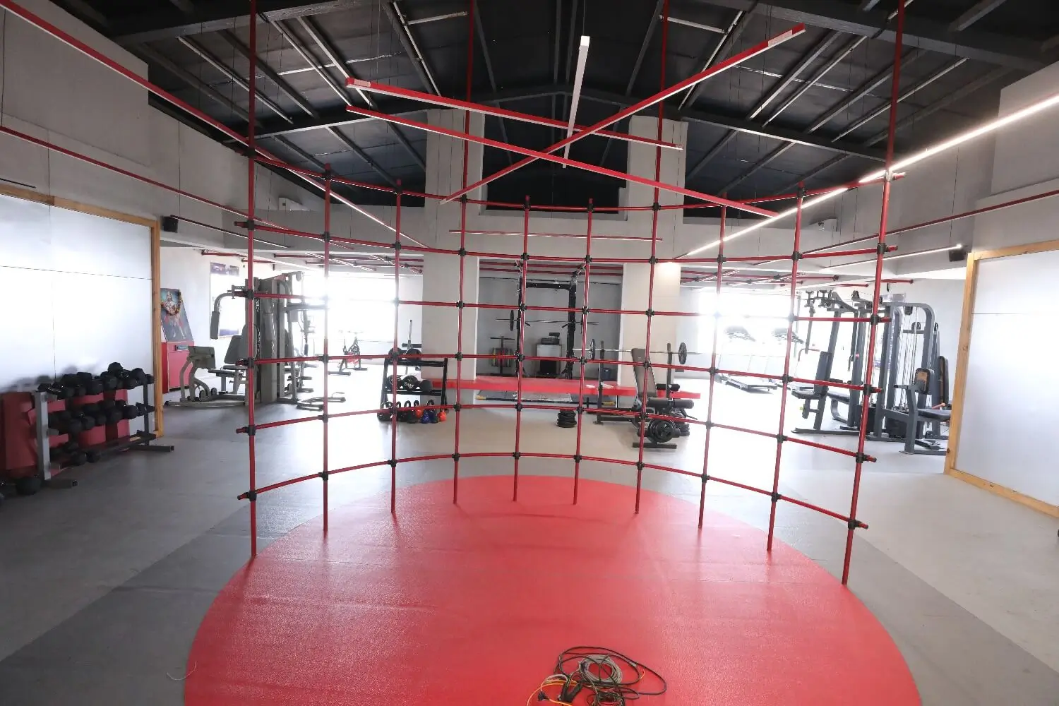 Overall Boys Hostel Gym View