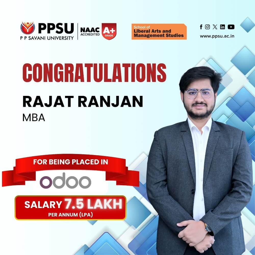 PPSU student placement achievement card